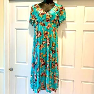 Maurice’s XXL gorgeous floral maxi dress